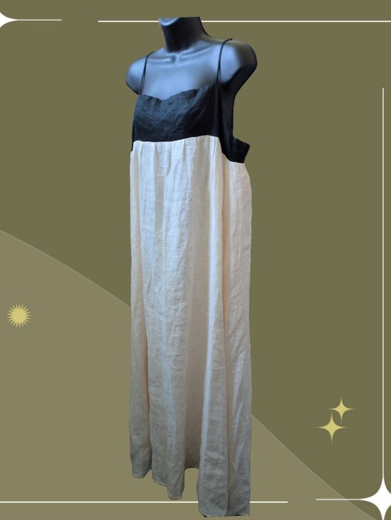 DISSH Dresses & Skirts - ✨Elena Buttermilk Linen Maxi Dress Size Us 12
